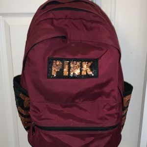Pink Victoria secret backpack